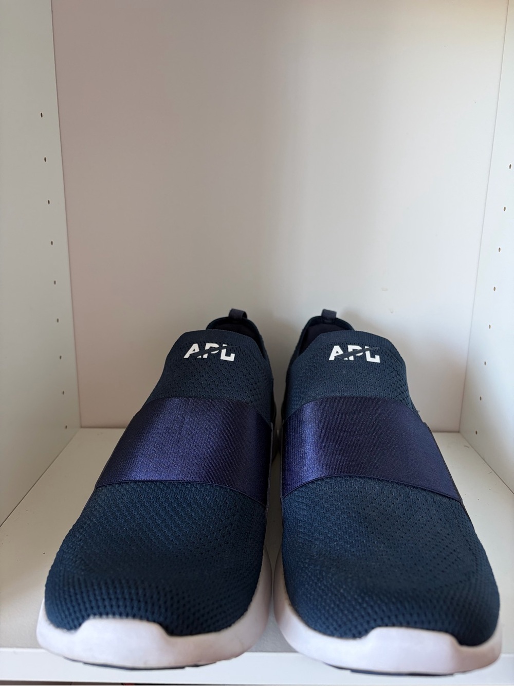 APL Men's TechLoom Bliss Navy and White Size 13 - Picture 3 of 9